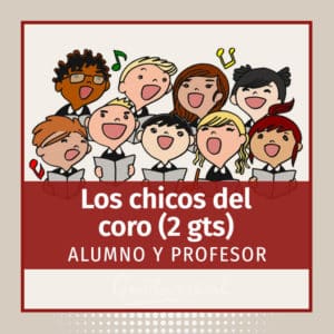 "Vois sur ton chemin" Los chicos del coro  (2 gts)