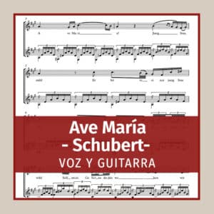 Ave María (Schubert) Voz y guitarra