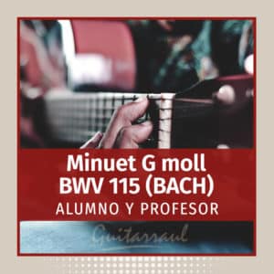 Minueto G moll BWV 115 (BACH)