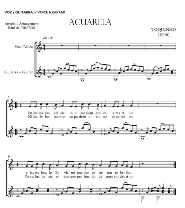 Acquarello (Voice & Guitar) - Image 2