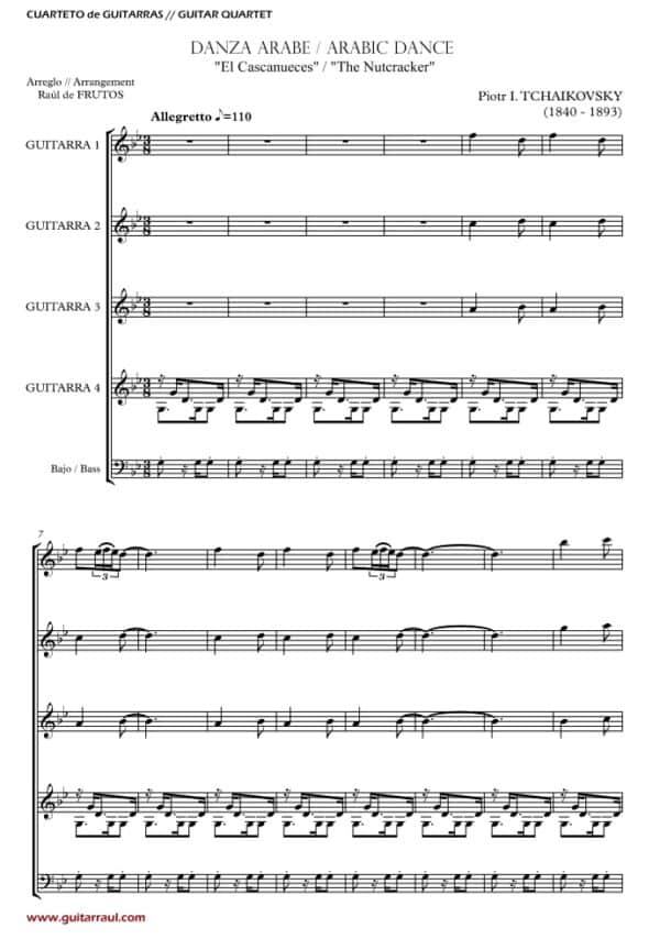 Danza Arabe "El cascanueces" (Tchaikovsky) - Imagen 2