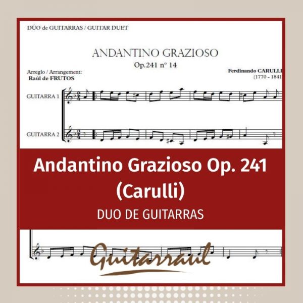 Andantino Grazioso Op.241 (Carulli) GRATIS