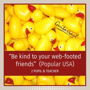 Be Kind to web-footed friends (USA)