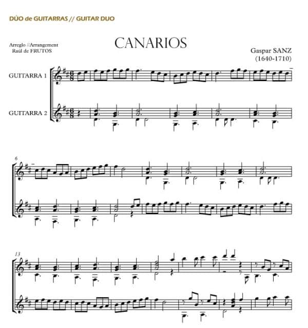 Canarios (G. Sanz) DUO - Imagen 2