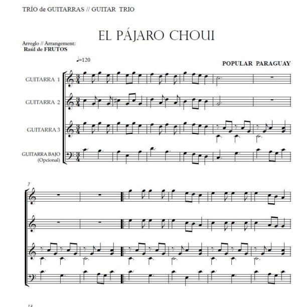 "El Pájaro Choui" (Paraguay) - 3 gts - Image 2