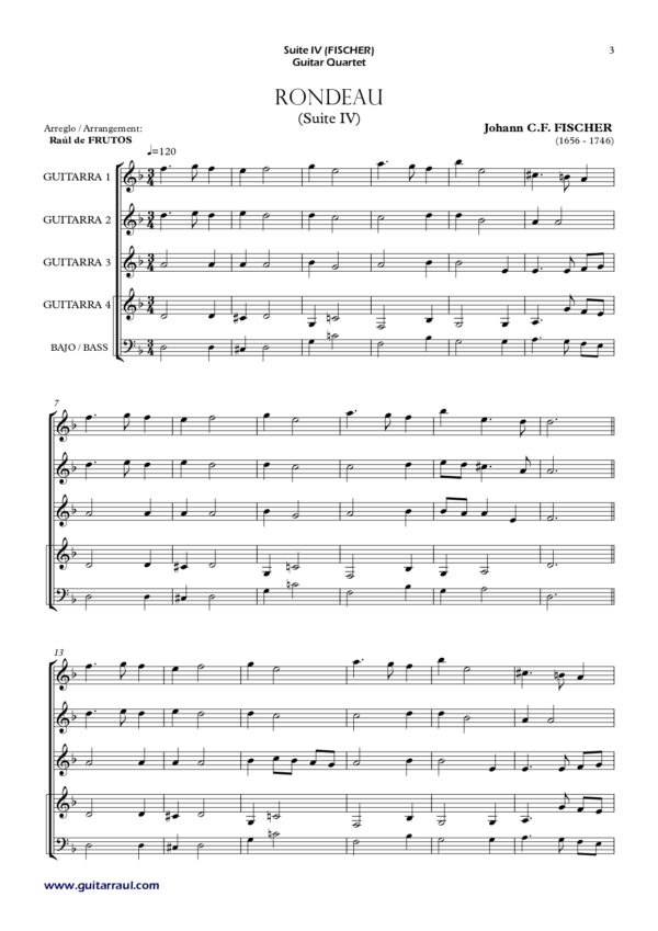Suite IV (J. C. F. Fischer) - Imagen 5