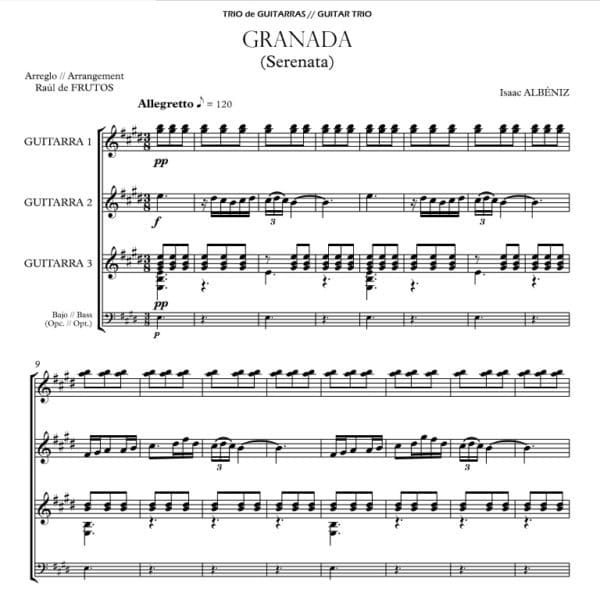 Granada (Albéniz) 3 gts. - Image 2