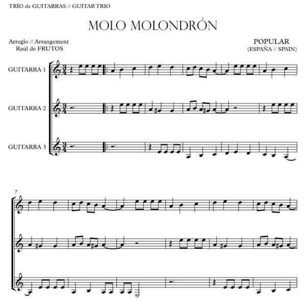 Molo molondrón (3 guit) (España) - Imagen 2