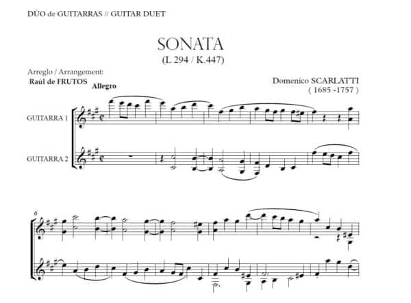 Sonata K 447 (D. Scarlatti) - Image 2