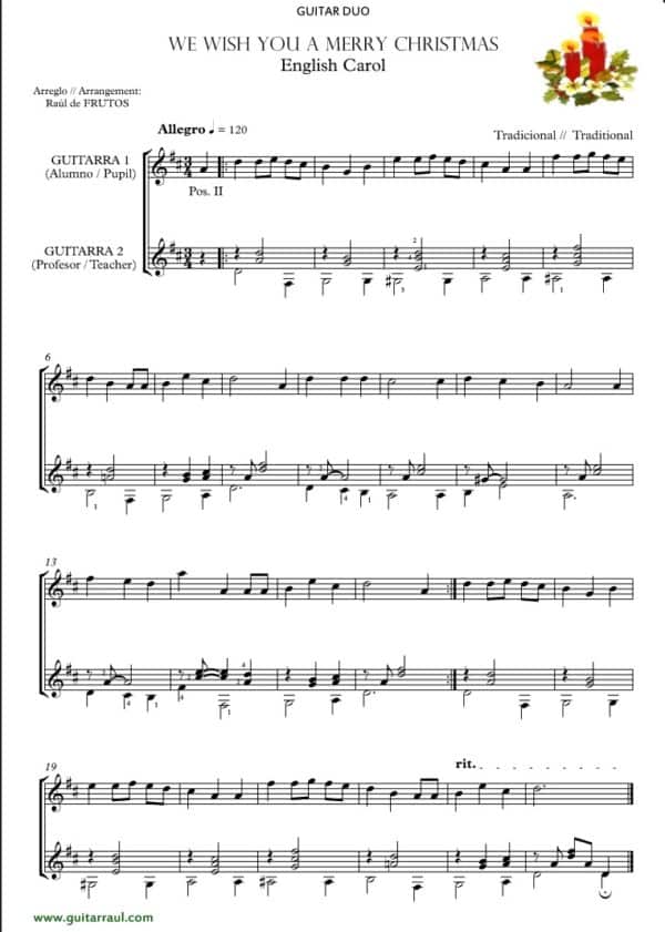 We wish you a merry christmas (English Carol) FREE - Image 2