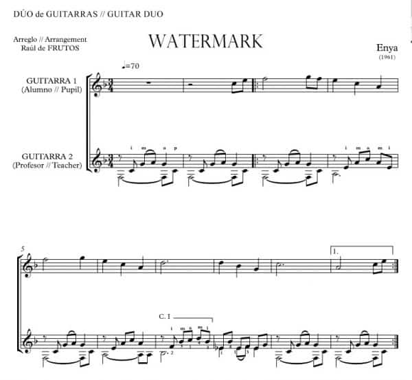 Watermark (Enya ) - 2 gts - Image 2