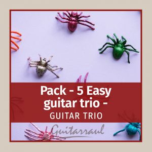 Pack - 5 Easy guitar trio
