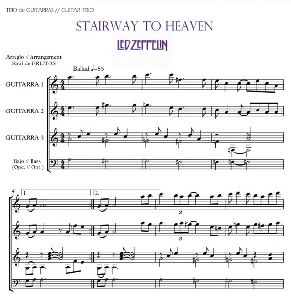 Stairway to heaven (Guitar Trio) - Image 2