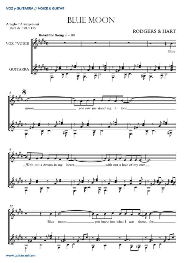 Blue Moon (Voz y Guitarra) - Imagen 2