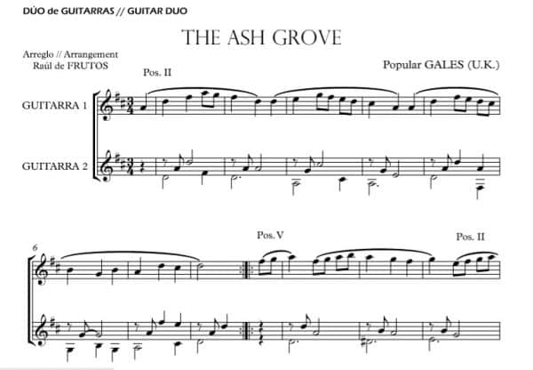 The ash grove (popular Wales) - Image 2
