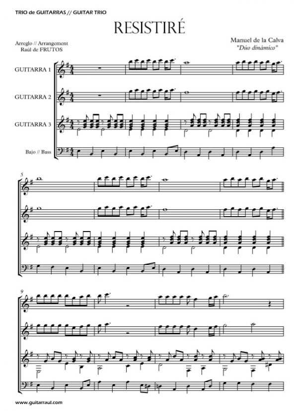 Resistiré - Trio - FREE - Image 2