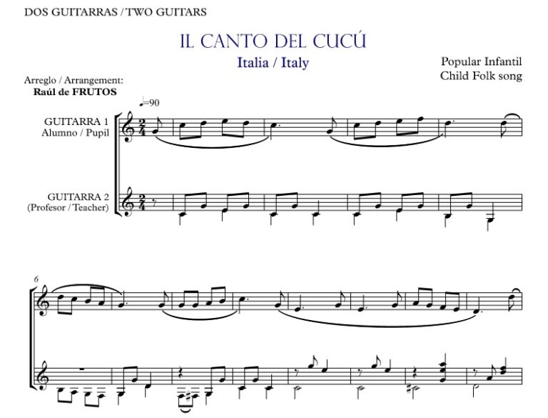 Toquemos Juntos 5 canciones italianas Guitarraul