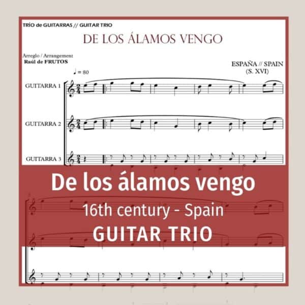De los álamos vengo - 16th cent. SPAIN (TRIO)