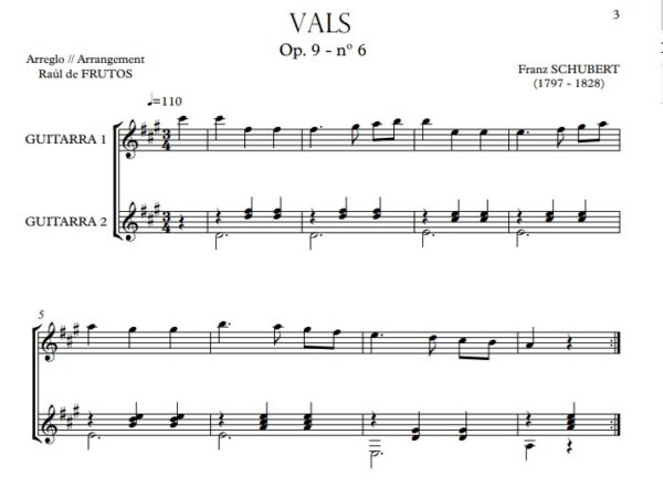 Waltzes Op. 9 (Schubert) DUO - Image 4