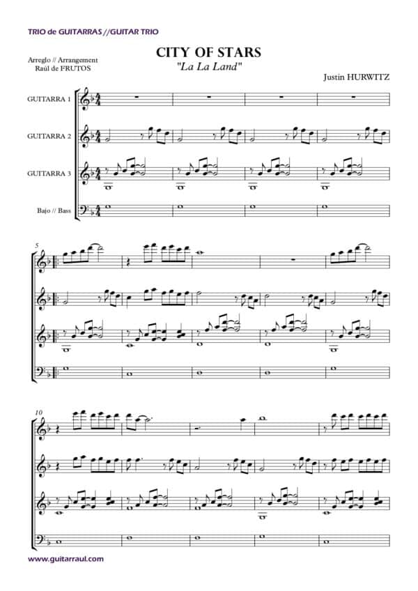 City of stars (Guitar trio) - Image 2