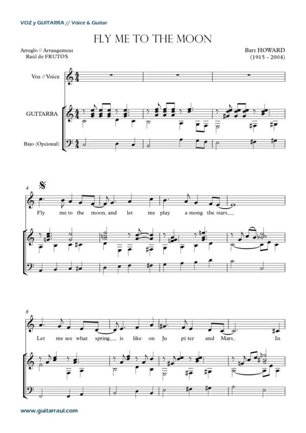 Fly me to the moon - Voz y guitarra - Imagen 2