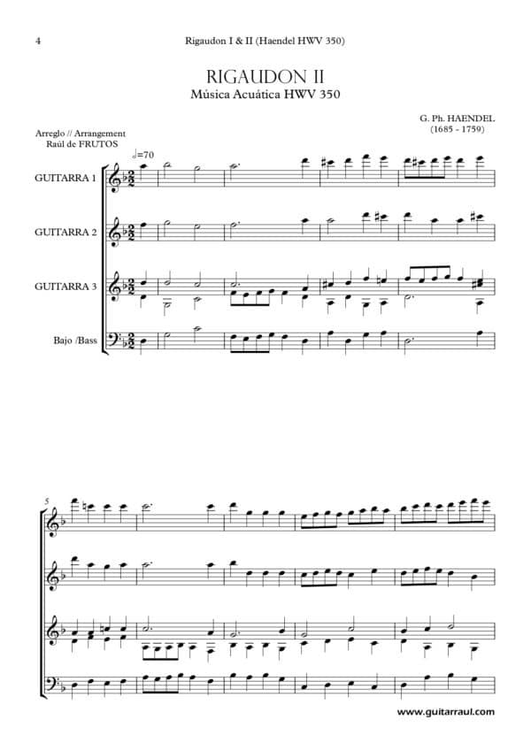 Rigaudon I & II "Water Music" - Image 2