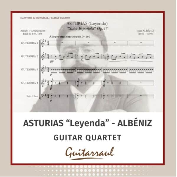 Asturias (Albéniz) - Guitar quartet