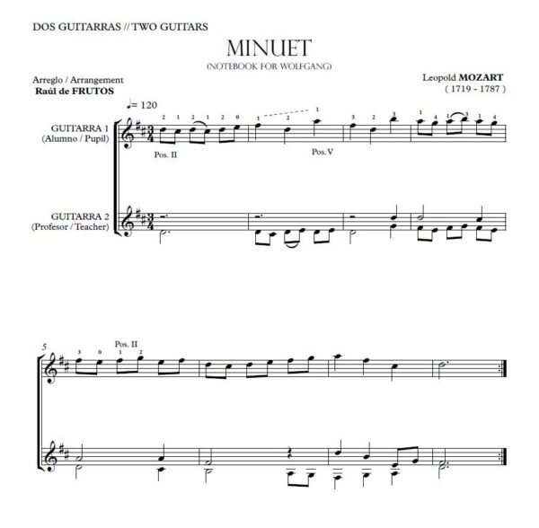 Notebook for Wolfgang - Guitar Duo - Image 2