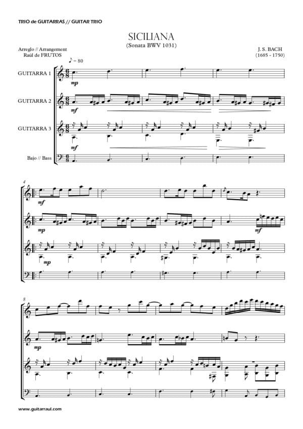 Sicilana BWV 1031 - J.S.BACH - Image 2